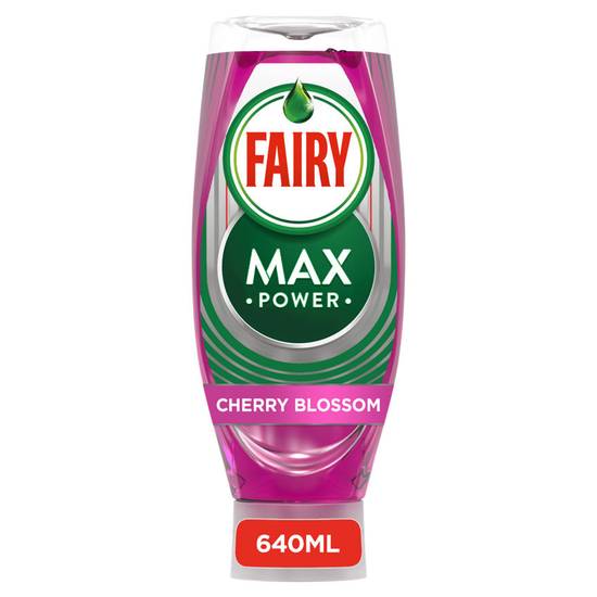 Fairy Max Power Washing Up Liquid Cherry 640ML