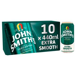 John Smith's 10 Extra Smooth Cans 440ml