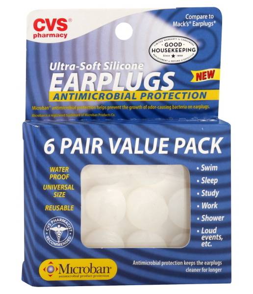 CVS Pharmacy Ultra Soft Silicon Earplugs (6 ct)