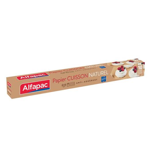 Papier cuisson naturel Alfapac 10m