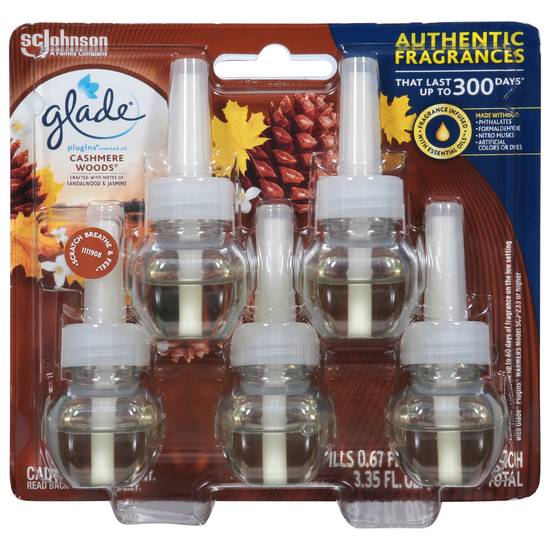 Glade Cashmere Woods Scented Oil Refills