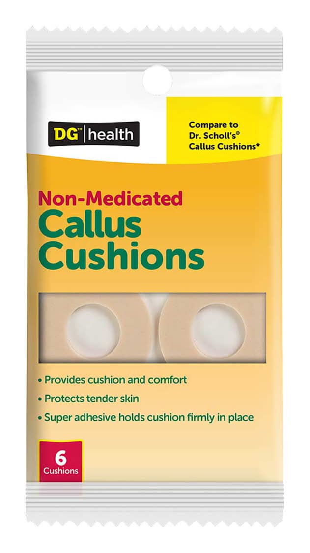 Dg Health Callus Cushion Non-Medicated 6 Ct