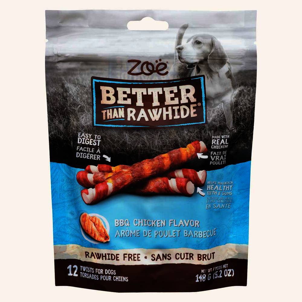 Zoë Better Than Rawhide Twists Bbq Chicken (140 g)