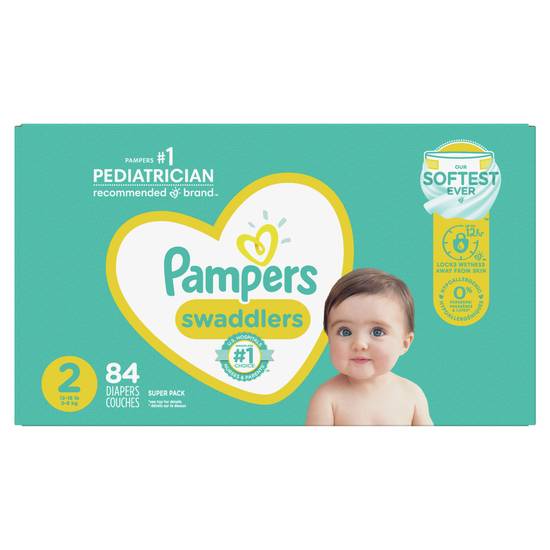 Pampers Swaddlers S2 Super (84 ct)