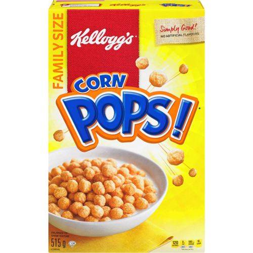 Kellogg's céréales corn pops (515 g) - corn pops cereal (515 g)