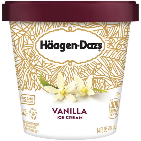 Haagen-Dazs Vanilla Ice Cream, 14oz