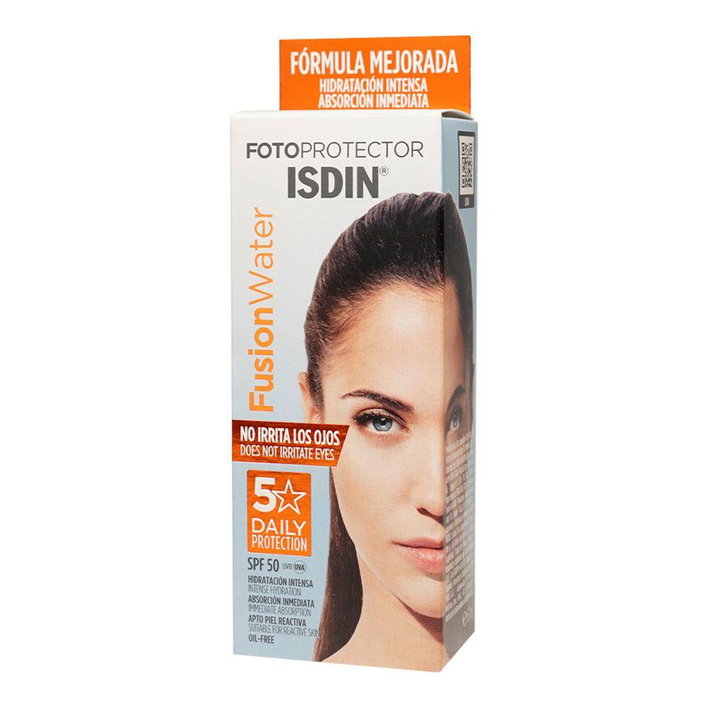 Isdin fotoprotector fusion water fps 50 oil control (botella 50 ml)