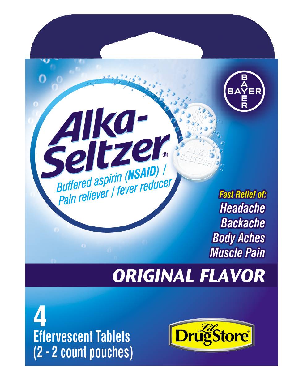 Alka-Seltzer Original Antacid Tablets (4 ct)