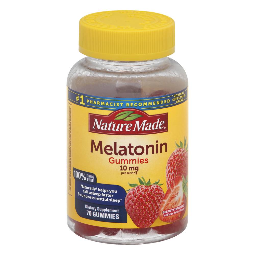 Nature Made Melatonin 10 mg Dietary Supplement Gummies (8 oz)