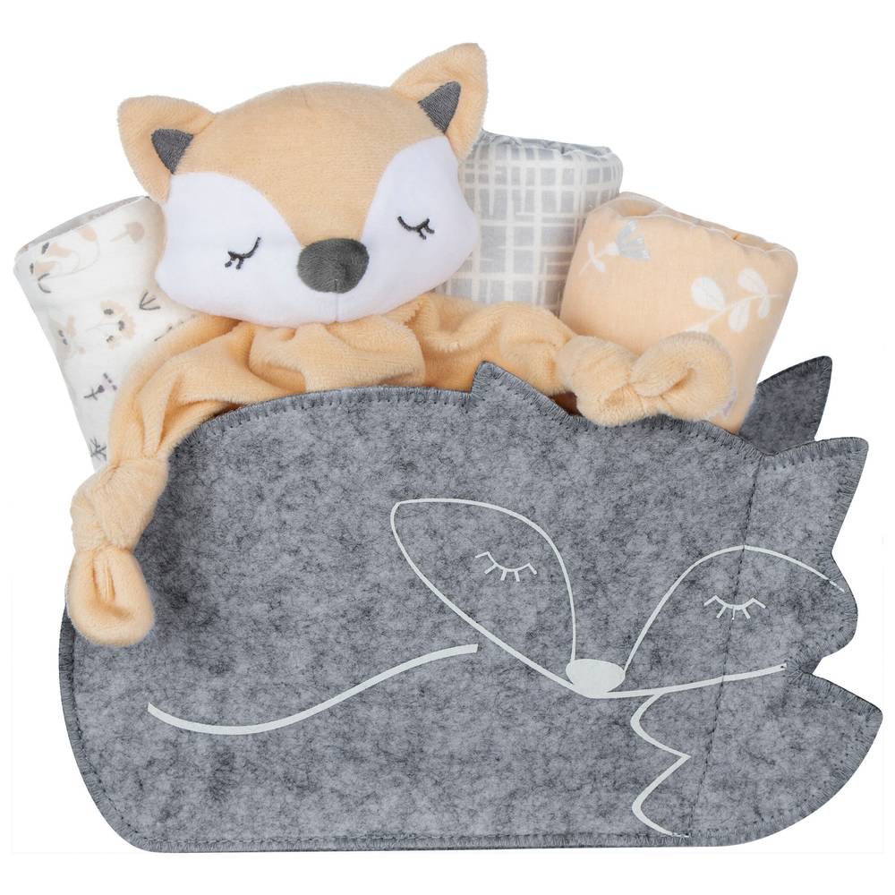 Trend Lab Welcome Baby Gift Set, Fox, 5 CT
