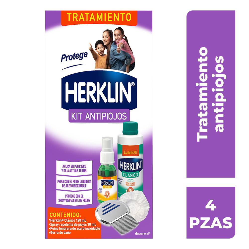 Herklin tratamiento antipiojos (1 kit)