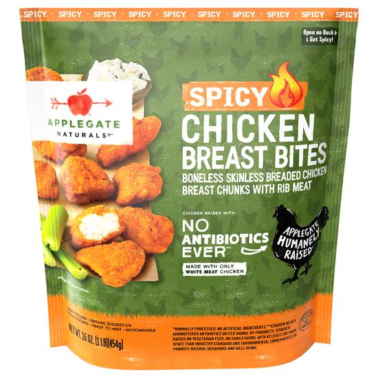 Applegate Naturals Spicy Chicken Breast Bites (16 oz)
