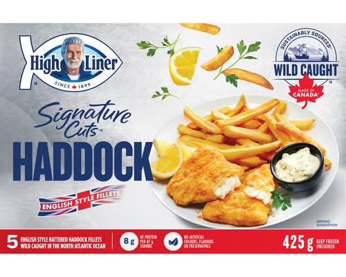 High Liner Frozen English Battered Haddock Fillet (425 g, 5 ct)