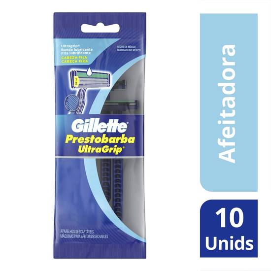 Maquina Afeitar Gillette Prestobarba Ultra Grip Sense X1u