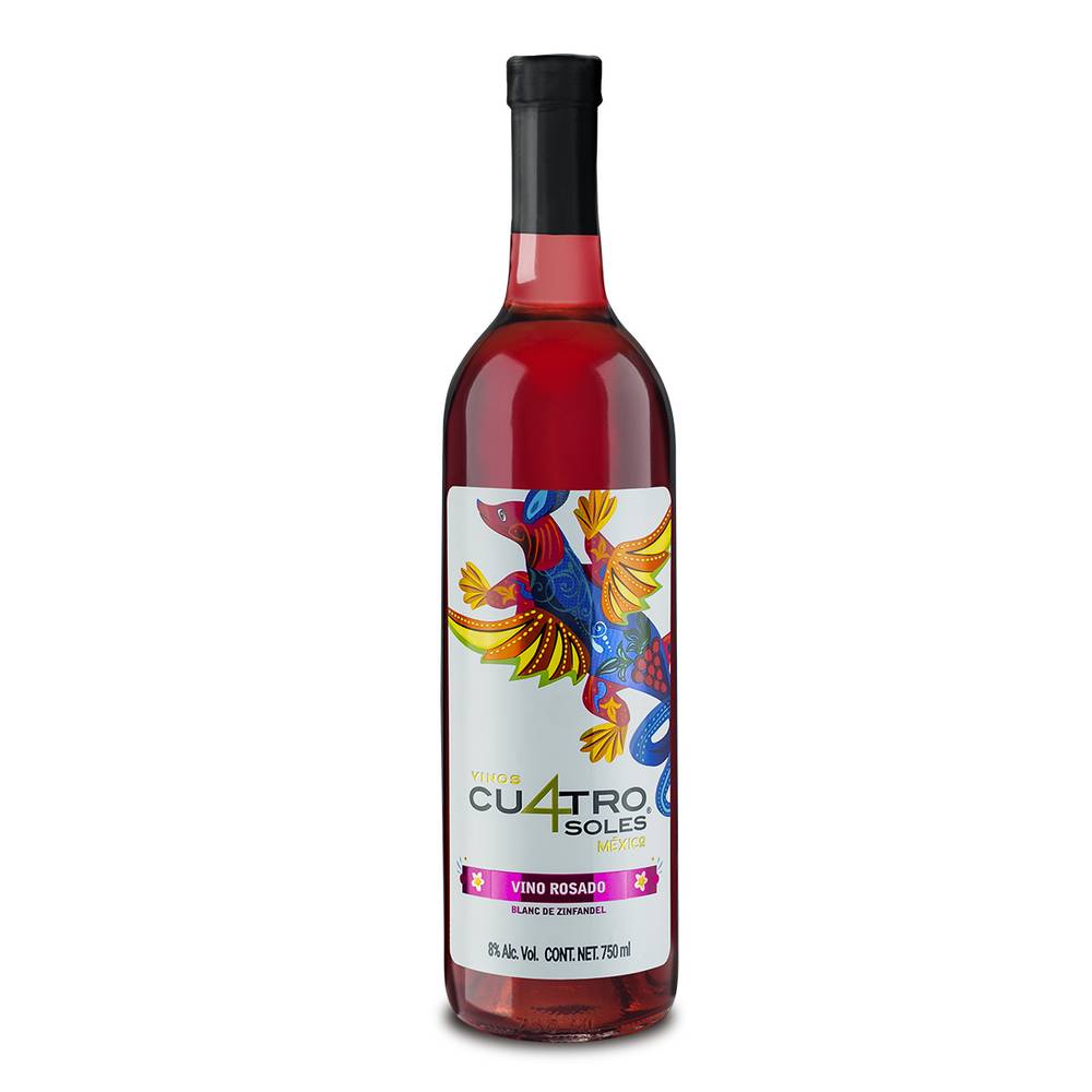 Cuatro Soles · Vino rosado (750 ml)