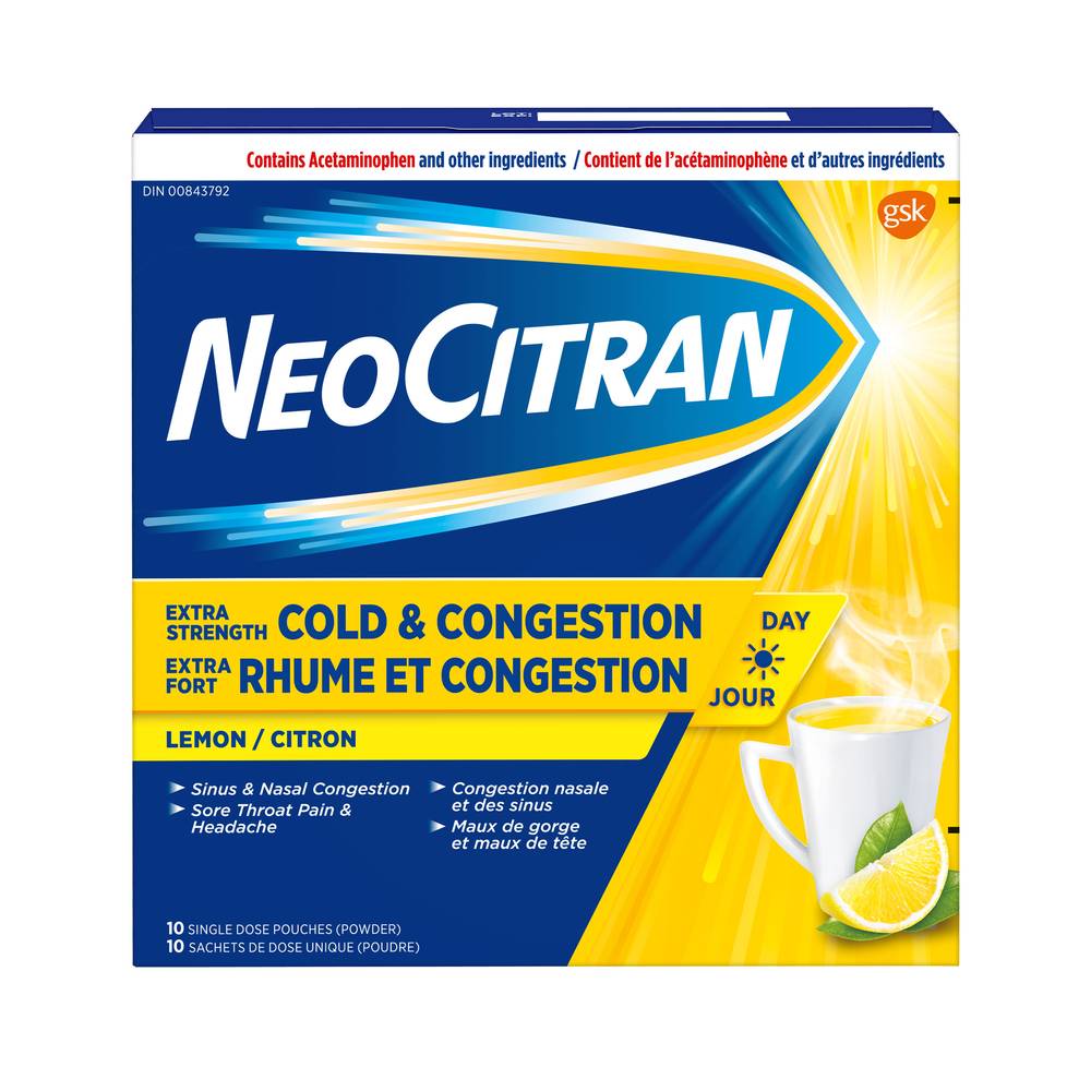 NeoCitran Lemon Extra Strength Cold & Congestion (100 g)