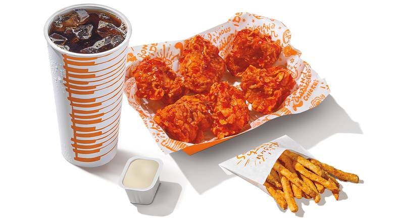 6 Piece Boneless Wings Combo