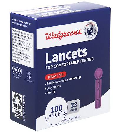 Walgreens Lancets For Comfortable Testing (100 ct)