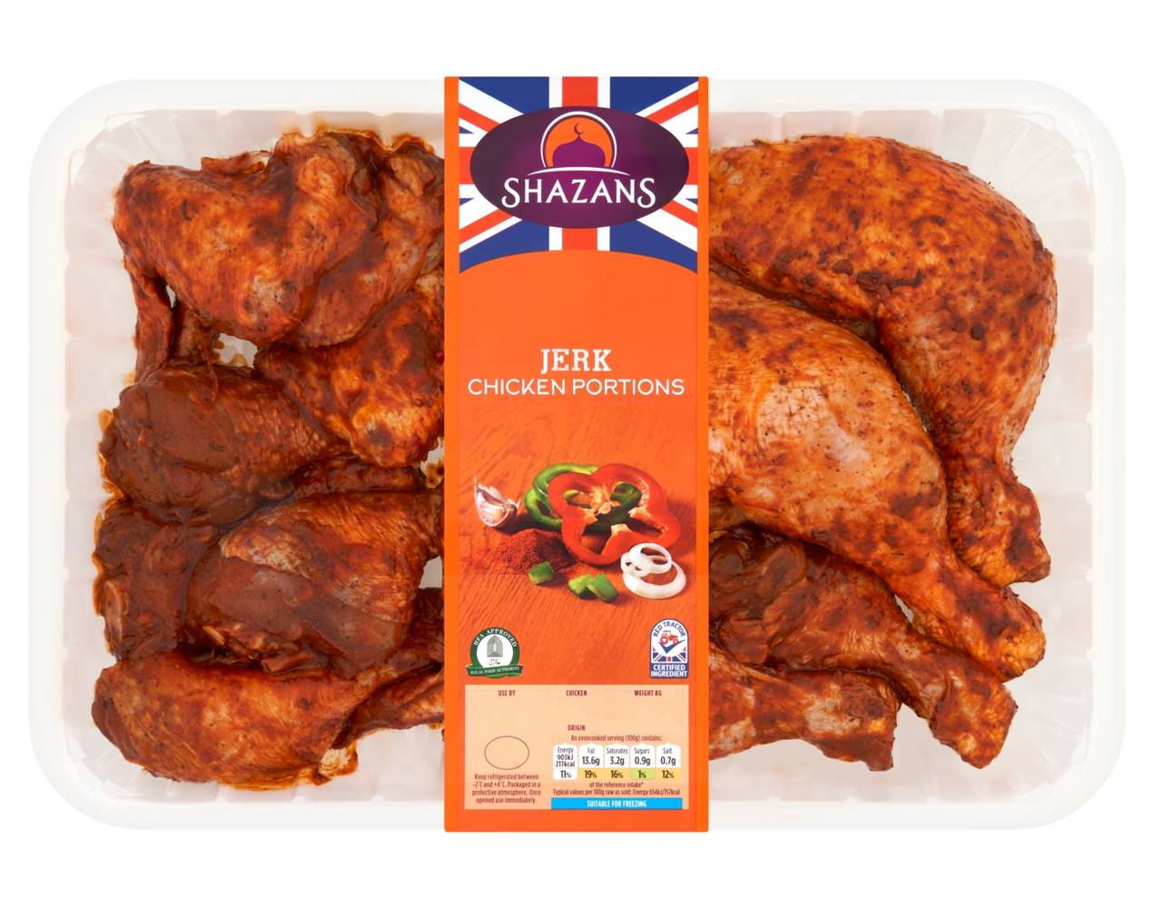 Shazans Jerk Chicken 1.6Kg - 2Kg