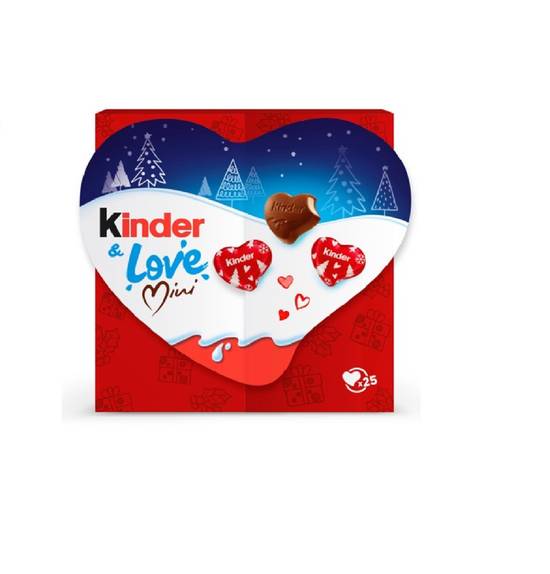 Kinder & Love Mini, 25 Mini Coeurs au Chocolat