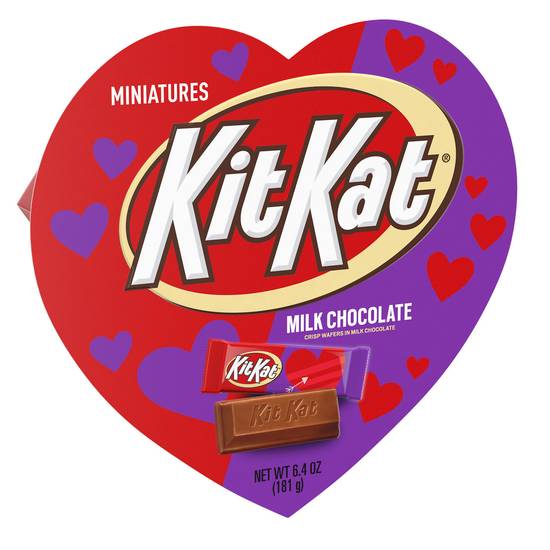 Order KIT KAT&reg; Miniatures Milk Chocolate Wafer Candy Bars, Valentine's Day, 6.4 oz, Gift Box food online from CVS store, VIENNA on bringmethat.com