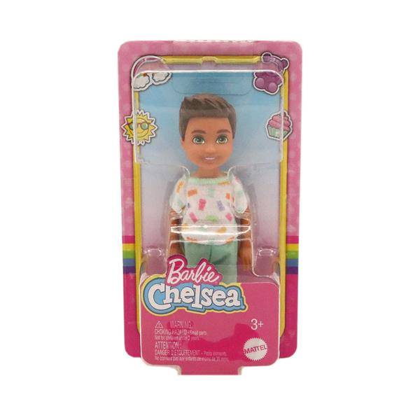 Barbie Chelsea Boy Doll In Colorful T-Shirt, 3+