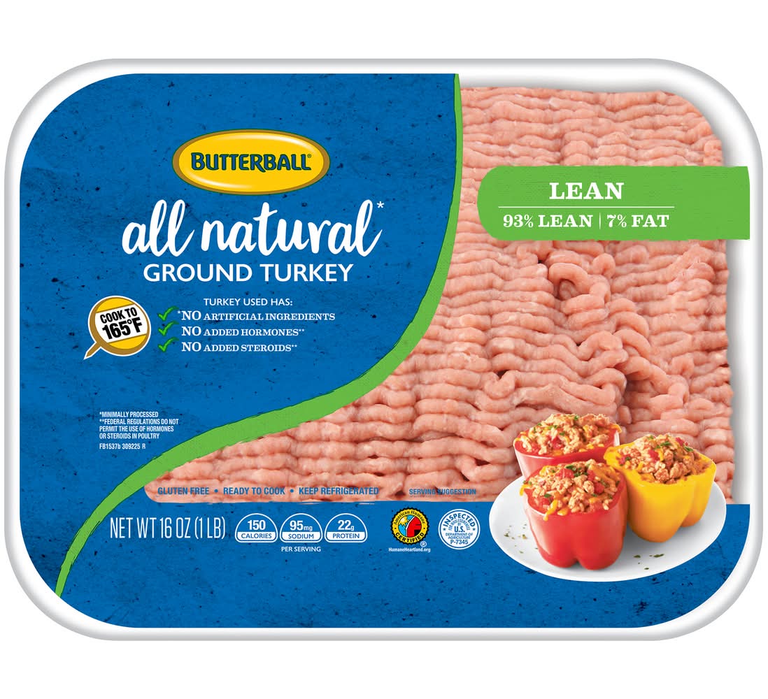 Butterball All Natural Ground Turkey (1 lbs)
