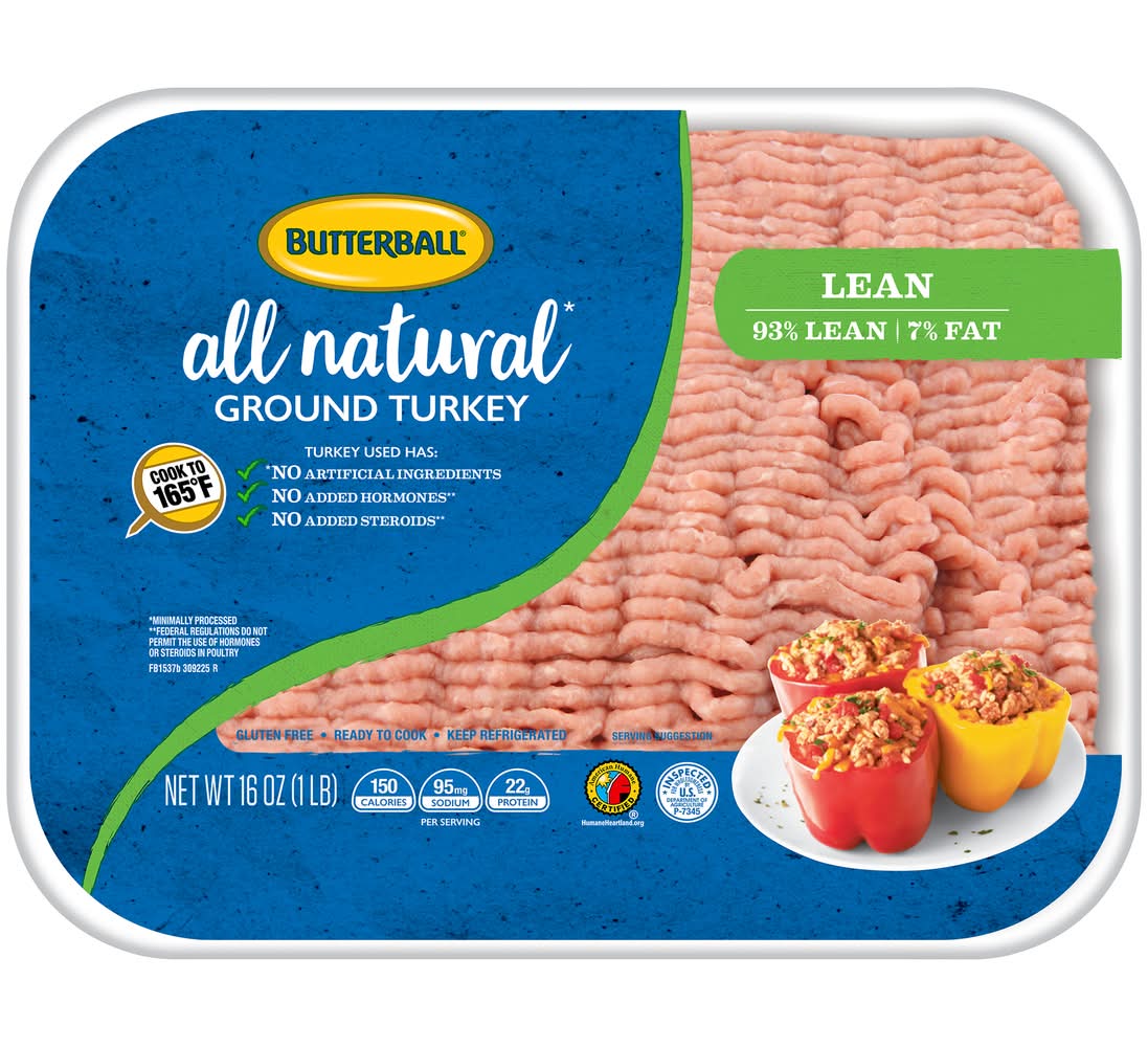 Butterball All Natural Ground Turkey (16 oz)