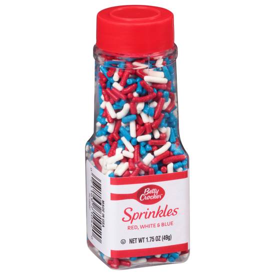 Betty Crocker Red White & Blue Jimmies Sprinkles