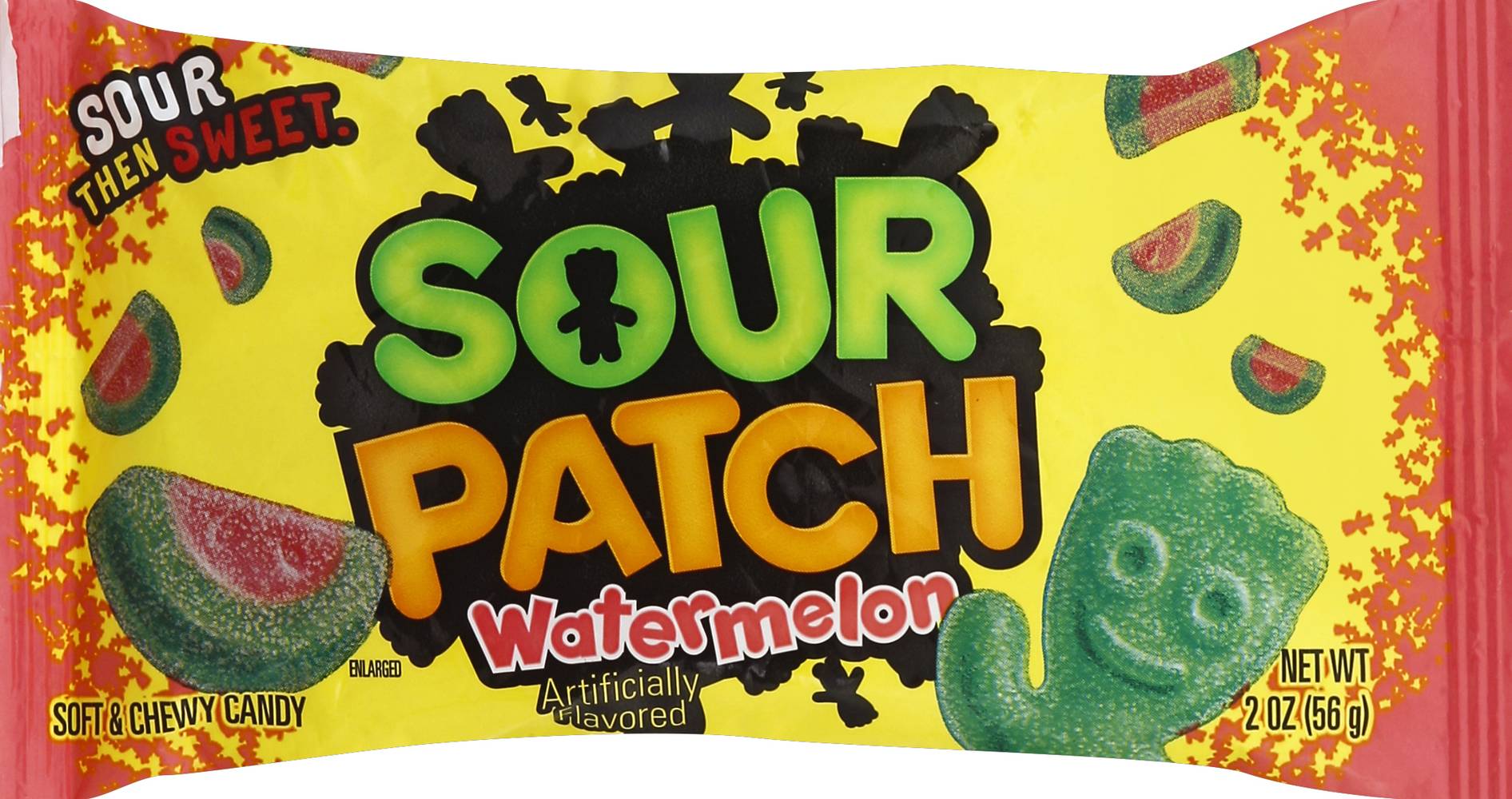 Sour Patch Kids Soft & Chewy Candy, Watermelon (2 oz)