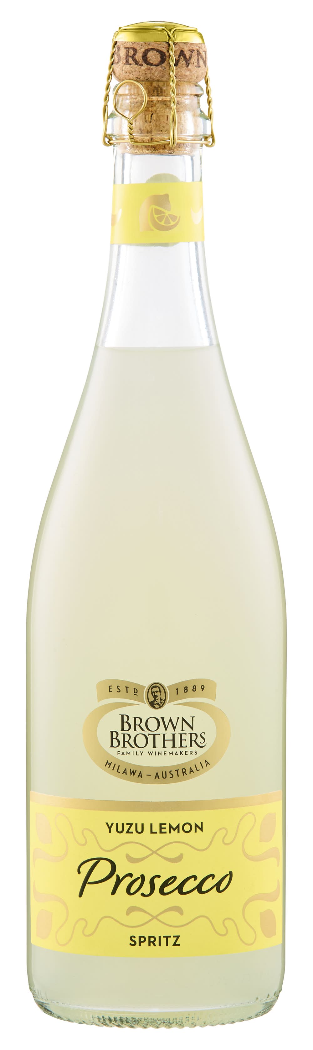 Brown Brothers Spritz Prosecco Wine, Yuzu Lemon (750mL)