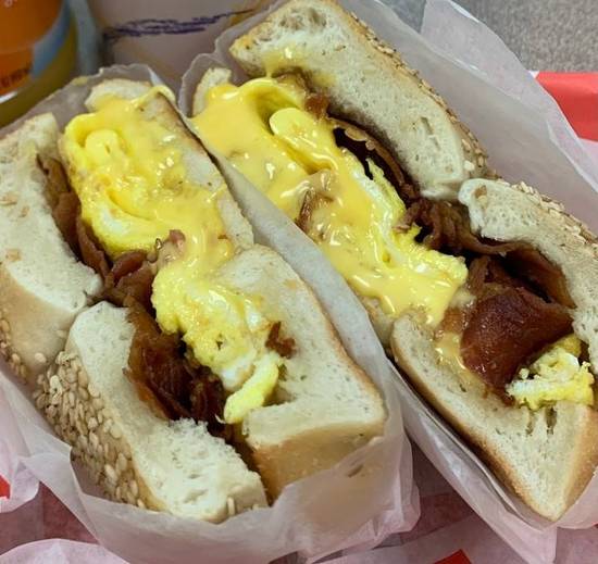 Meat, Egg, & Cheese on Bagel