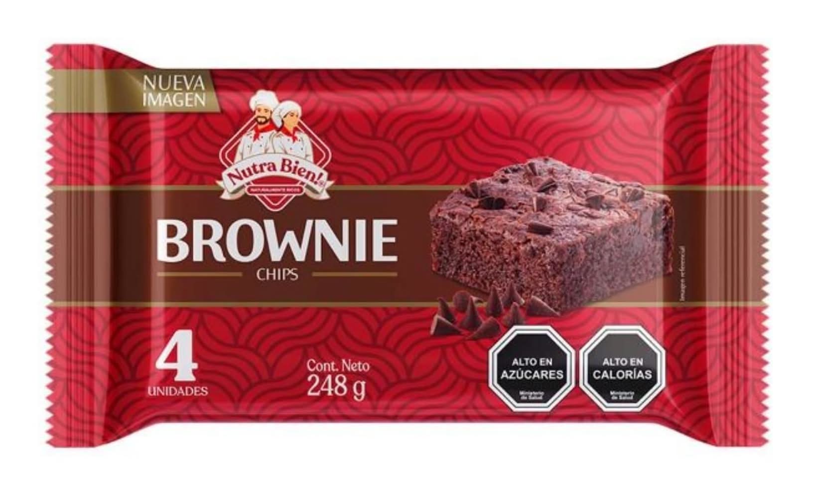 Nutra Bien · Brownie chips - Chocolate (4 un)