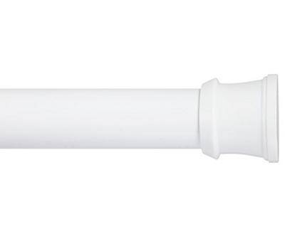 Kenney Tension Shower Rod (42-72 inches/white)
