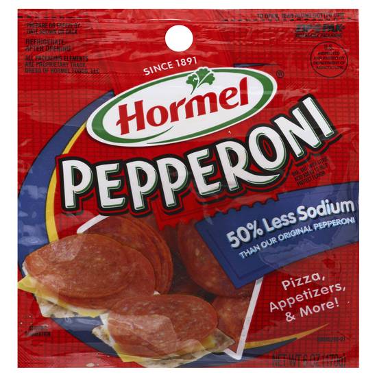 Hormel Pepperoni 50% Less Sodium (6 oz)