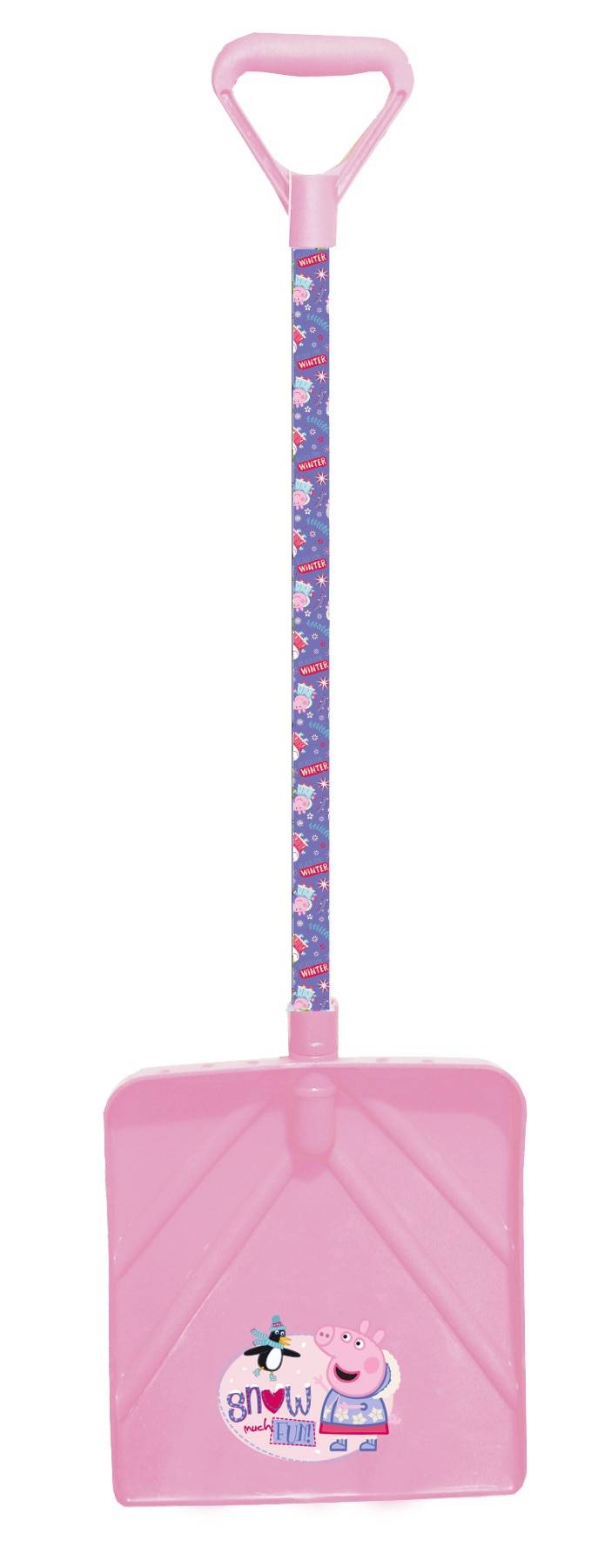 MidWest Quality Gloves, Inc. 9-in Plastic Snow Shovel with 21-in Fiberglass Handle | PP60K