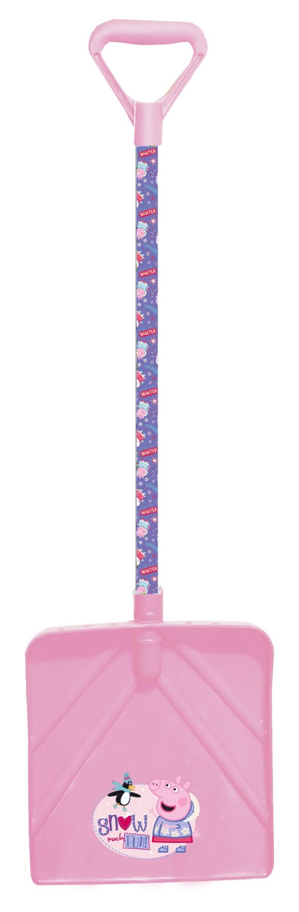 MidWest Quality Gloves, Inc. 9-in Plastic Blade Children's Snow Shovel with 21-in Fiberglass Handle