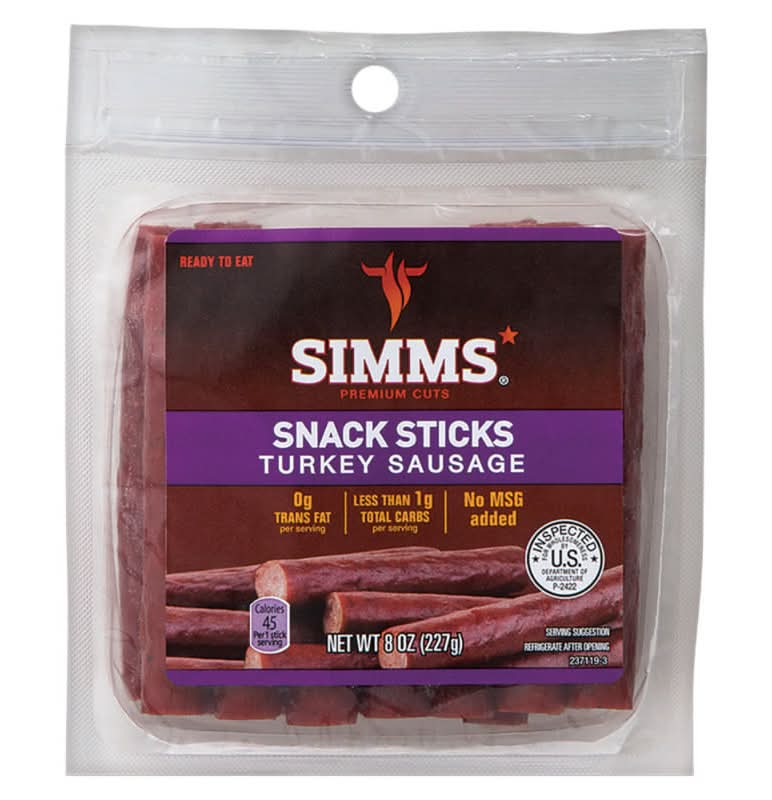 Simms Turkey Sausage Snack Sticks (8 oz)