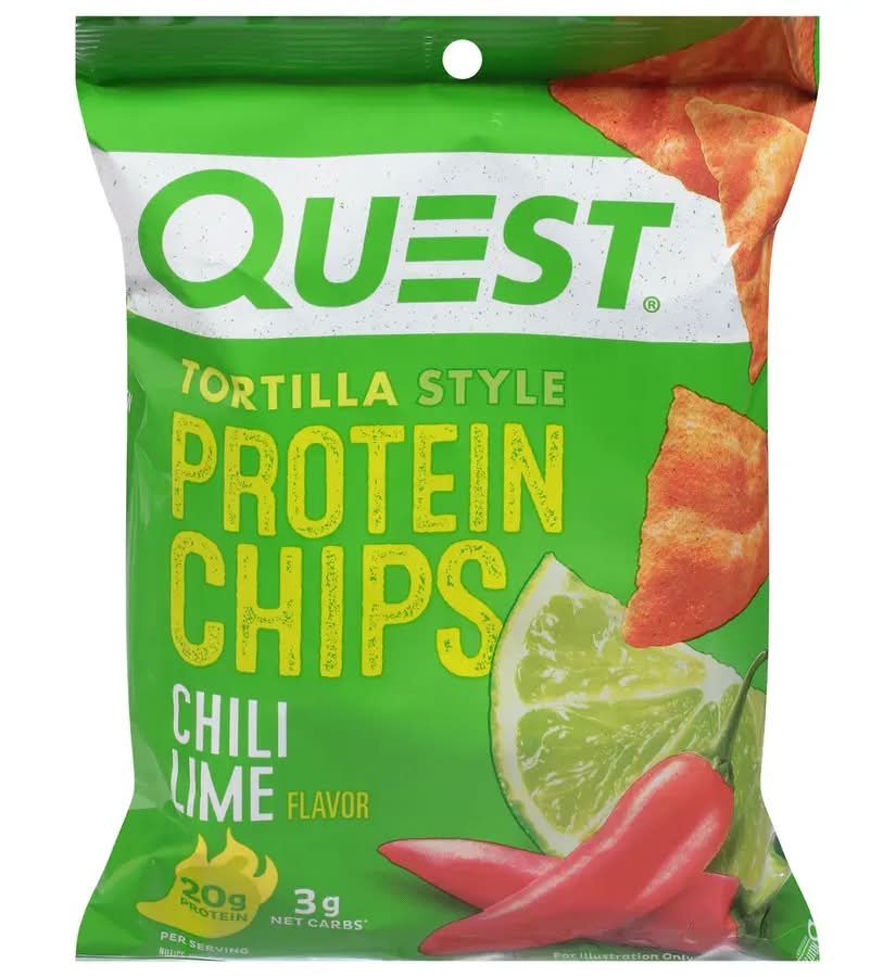 Quest Protein Chips Chili Lime Tortilla Style