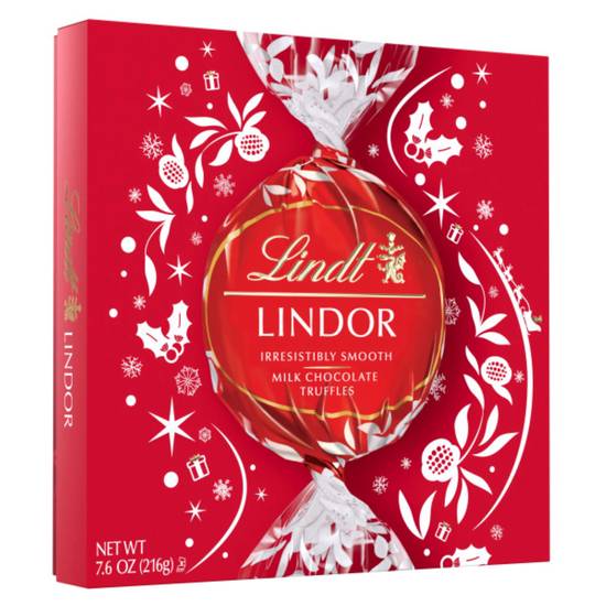 Order Lindt Holiday LINDOR Milk Modern Chocolate Candy Gift Box, 7.6 oz. food online from Cvs store, LODI on bringmethat.com
