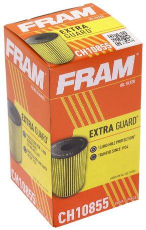 Fram Ch10855 Extra Guard Oil Filter (proven protection for up to 8,000 kms)