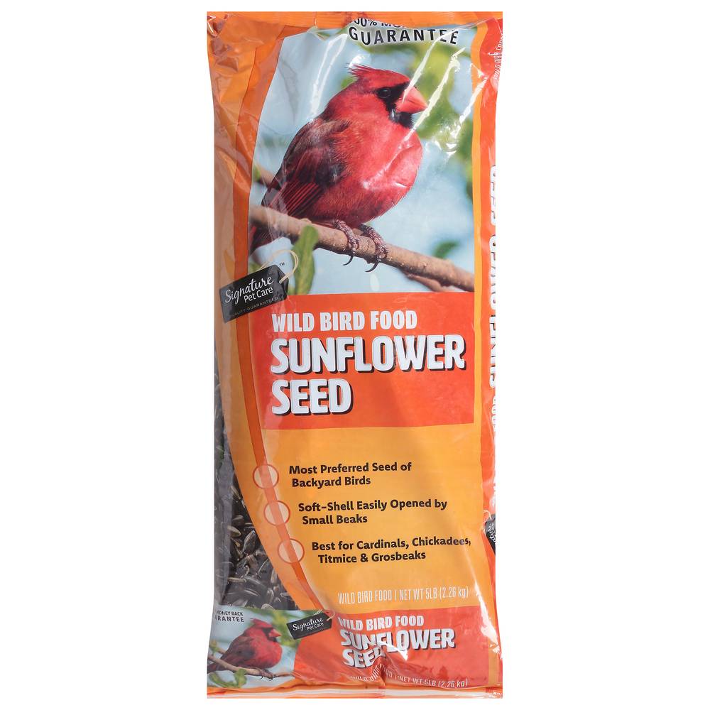 Signature Pet Care Seed Sunflower Wild Bird Food (5.01 lbs)