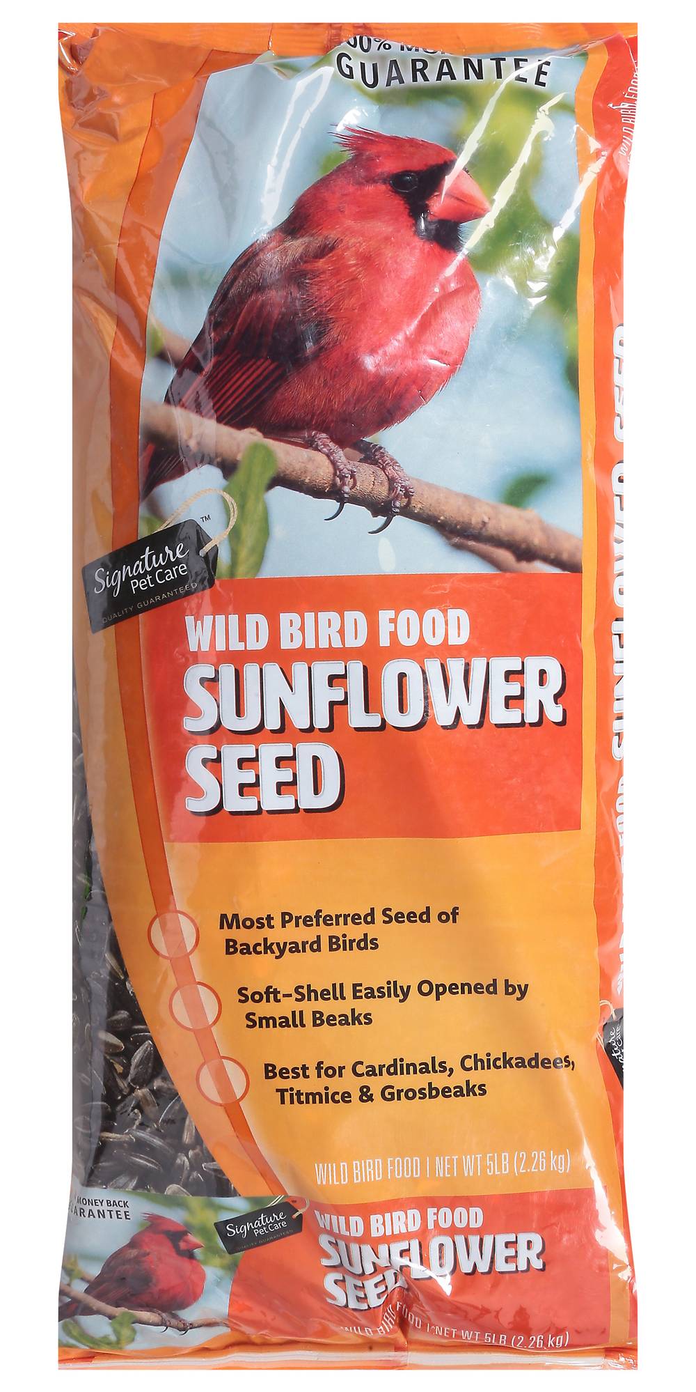 Signature Pet Care Sunflower Seed Wild Bird Food (5.01 lbs)