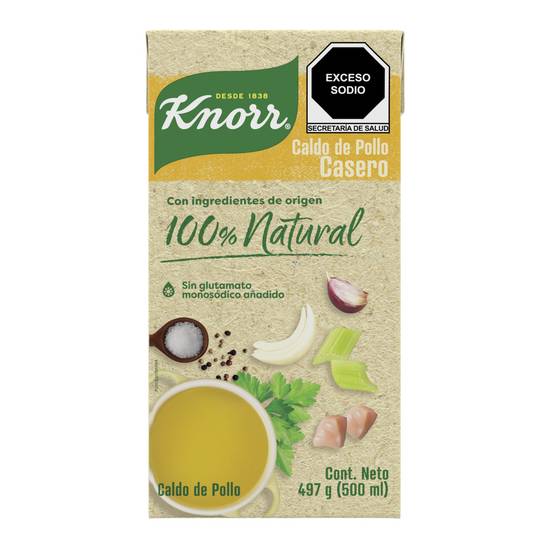 Knorr caldo de pollo casero