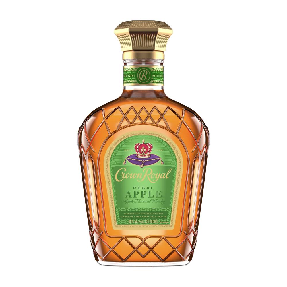 Crown Royal Regal 70 Proof Whisky, Apple (375 ml)