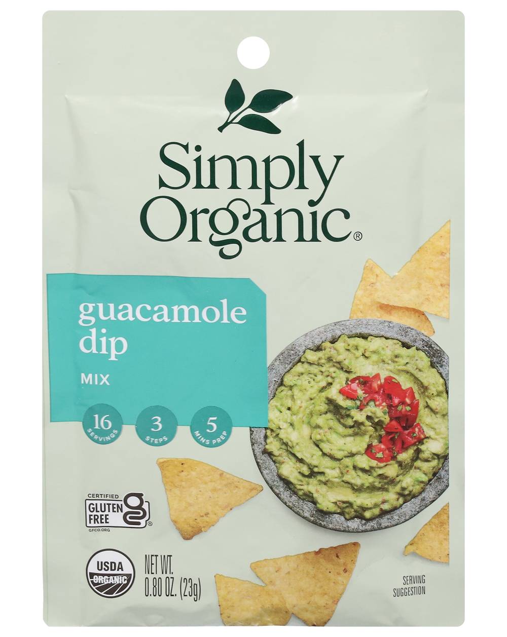 Simply Organic Guacamole Dip Mix (0.8 oz)