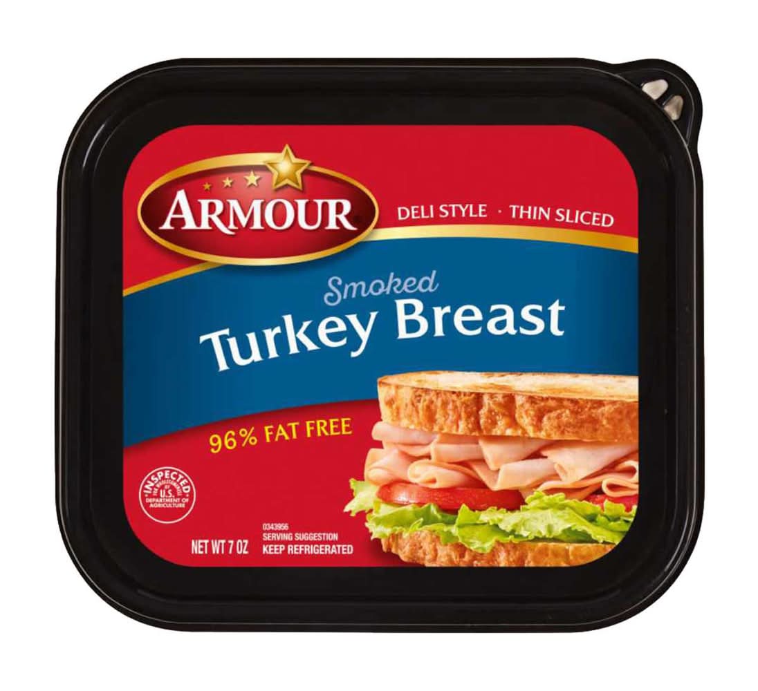 Armour Smoked Turkey Lunchmeat 6 Oz
