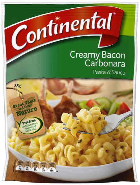 Continental Pasta & Sauce Creamy Bacon Carbonara 85g