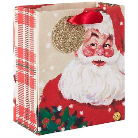 Hallmark Christmas Gift Bag (Illustrated Santa) Small - 1.0 ea