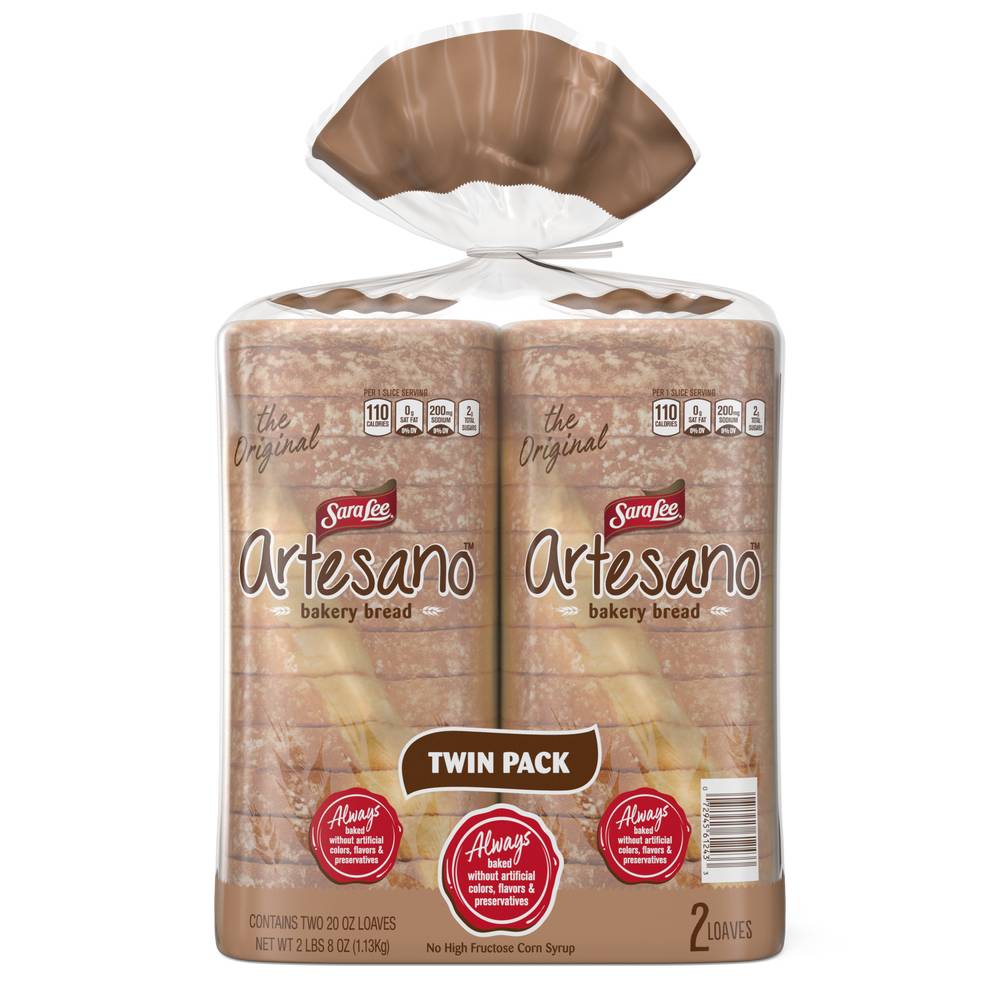 Sara Lee Artesano Style Bread Twin pack (2 x 20 oz)